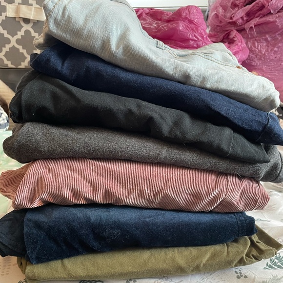 BUNDLE of (7) pairs of Pants/Jeans - Picture 1 of 8